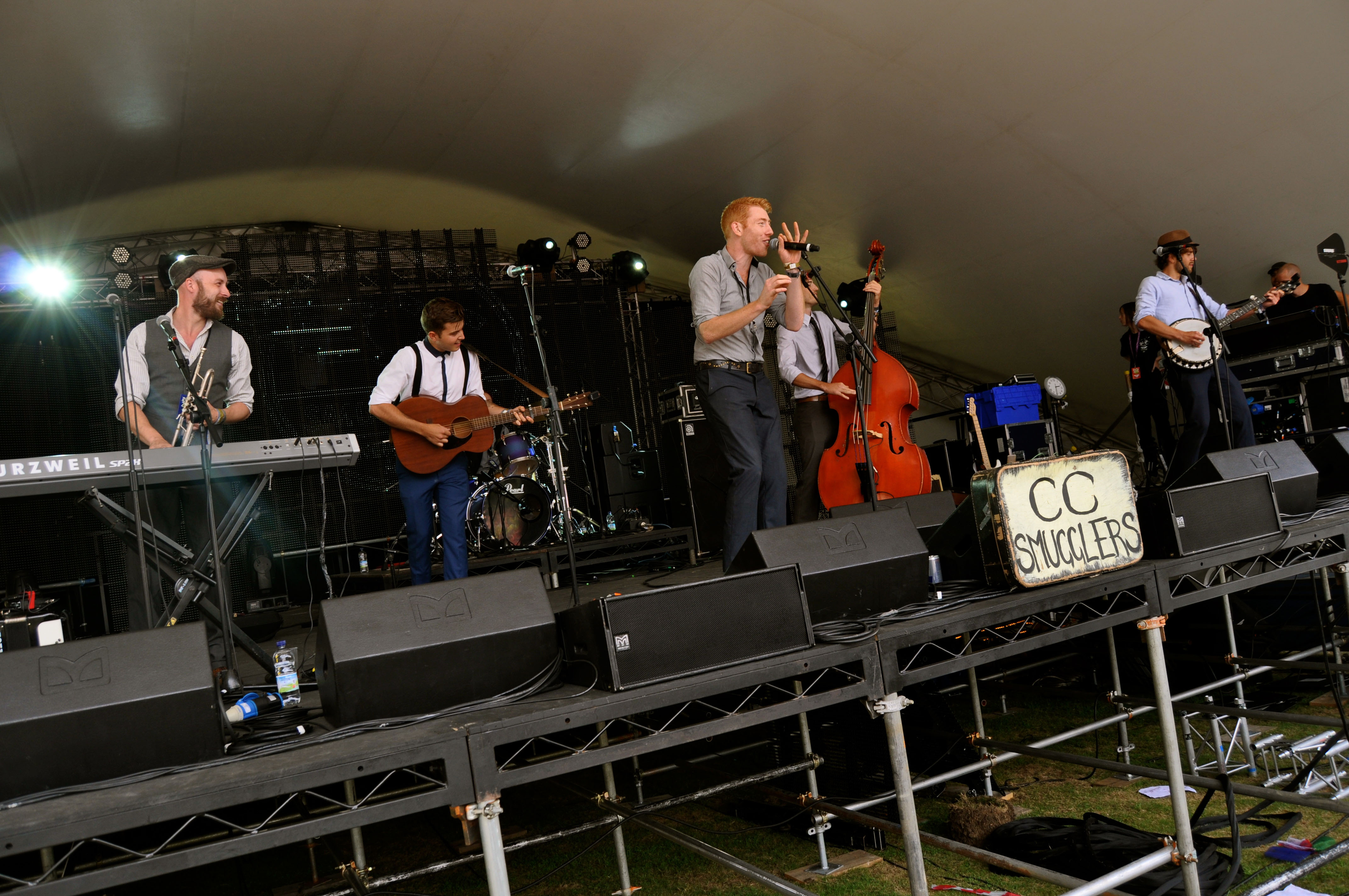 CC Smugglers beim Rhythms of the World Festival, 2014